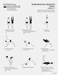 Yoga Home Practice Sequence Level Sequence 1 Iyengar Yoga Yoga Asanas Yoga Institute