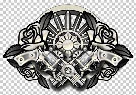 Guns n' roses (gnr) est un groupe américain de hard rock, originaire de los angeles, en californie.formé en 1985, il se compose du chanteur axl rose, des guitaristes slash et izzy stradlin, du bassiste duff mckagan et du batteur steven adler. Art Guns N Roses Tattoo Png Clipart Art Auto Part Black And White Design Deviantart Free