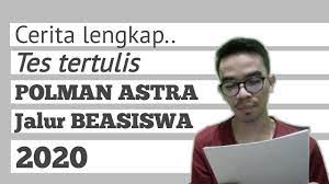 Official account of majelis permusyawaratan mahasiswa @polmanastra1 email: Tes Tertulis Jalur Beasiswa Polman Astra Sampai Diterima Lulus Youtube