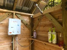 We built it to be easy to assemble with all the necessary hardware. 2021 Off Grid Outdoor Shower With Propane Water Heater That Yurt
