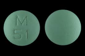 M 51 Pill Images Green Round