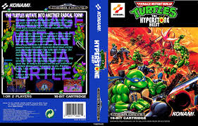 Custom Cover Sega Mega Drive Pal Teenage Mutant Ninja Turtles Hyperstone Hyper Stone Heist Return Of The Shredder Case Box Konami