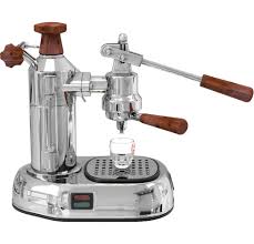 La Pavoni Europiccola EPW-8 Chrome and Wood 8-Cup Lever Espresso Machine |  Crema Crafters