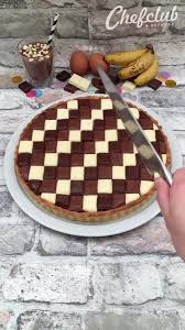 Chefclub Chefclub On Tiktok Tarte Triple Choco Banane Le Chocolat A La Banane In 2020 Banana Tart Recipe Desserts Summer Dessert Recipes