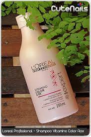 Os cabelos pintados ficam com uma cor mais bonita e resistente. Resenha Shampoo Vitamino Color Aox Da Loreal Profissional Por Kutiz Beaute Blog Patricia Faria