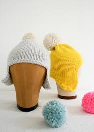 Download our free patterns today! How To Simple Knit Earflap Hat Make