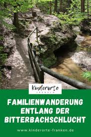 Entdeckertour Bitterbachschlucht Bei Lauf An Der Pegnitz Im Nurnberger Land Ferien Deutschland Ausflug Ausflugsziele