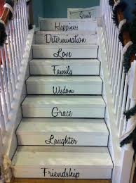 Guides with predefined stair shapes are accustomed to quickly draw the most typical staircases. Words On Stairs Vinyl Decoration Frame Wall Decor Live Laugh Love