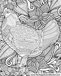 Rooster and chicken coloring pages lead to the heroes of children's fairy tales, poems and songs. Chicken Coloring Pages Chicken Coloring Coloring Books