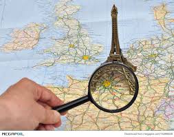 It is about 324 meters tall and is located in a nice green area, in the northwestern part of the city center. France Map Miniature Souvenir Eiffel Tower Paris Stock Photo 14298628 Megapixl