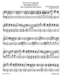 Wedding March From Mendelssohn S A Midsummer Night S Dream Is One Of The Most Famous Pieces Of Wedding Music Ever Sheet Music Classical Sheet Music Song Notes