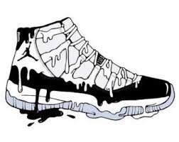 Download and share jordan shoes drawing easy, cartoon. Air Jordan Xi Concord Art Nike Art Sneaker Art Art