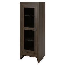 Strong welded construction with mesh door panels for visibility and ventilation whist maintaining security. Ameriwood Systembuild Foxcroft Storage Cabinet With Mesh Door In Brown Oak Bed Bath Beyond