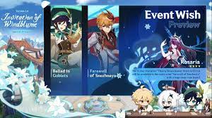 Prediksi Jadwal Banner Genshin Impact 1 4 Rosaria Kapan Spin