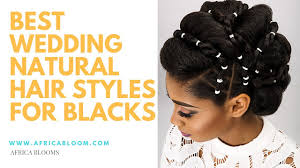 Yup, we've known that there're some of you, our precious readers, who are going to be brides and bridesmaids in the upcoming days. Best Natural Hair Styles Wedding Hairstyles For Black Women Afro Styles Bridal Hairdo Youtube