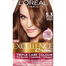 Loreal Excellence Creme 5 3 Golden Brown Hair Color Dye