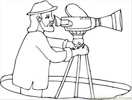 Maybe you would like to learn more about one of these? Director With Video Camera Coloring Page For Kids Free Movies Printable Coloring Pages Online For Kids Coloringpages101 Com Coloring Pages For Kids