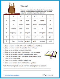 Maybe you would like to learn more about one of these? Our Bible Word Puzzles Are Fun And Instructive Word Puzzles For Kids Bible Words Word Puzzles