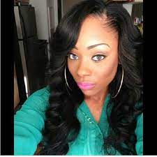 To be more interesting, the short wavy haircuts with bangs must try this year. Perfection Here Http Thefashioncritic Tumblr Com Weave Hairstyles Curly Weave Hairstyles Hair Bundles