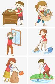 Volunteer Community Service Cleaning And Cleaning Cleaning Png And Psd Community Service Cleaning Cartoon Volunteer