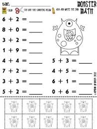 Monster Math Sums To 10 Monster Math Maths Sums Math