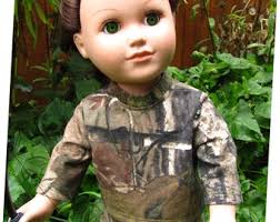 Camo Hunting Outfit for 18 Inch Dolls fits American Girl and Boy Dolls