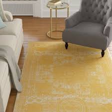 Packing and shipping of your rug may cause temporary creases; Mustard Yellow Round Rug Wayfair