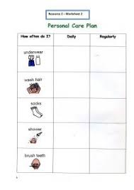 Personal Hygiene Worksheet 2 Personal Hygiene Plan And Worksheets Personal Care Personal Hygiene Worksheets Hygiene Lessons Personal Hygiene