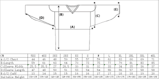 Size Charts Paulsportscenter