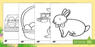 May 13, 2021 · free printable easter coloring pages in this section, you can download one of our cute easter pdfs to color in. Easter Bunnies And Baskets Coloring Sheets Art Resources