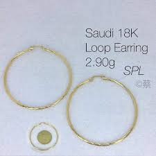 18k Saudi Gold Real Gold Cheaper Price Message Me Guaranteed Gold Pawnable Jewelries Jewelriesph Jewelriesforsaleph Earrings Authentic Jewelry Loop Earrings