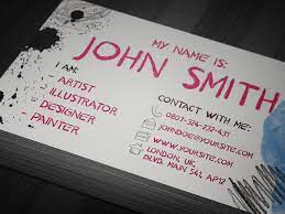 Elegant flower makeup artist business card. Design An Artist Business Cards Landisher