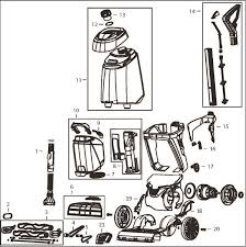 Bissell Proheat 2x Revolution Pet Pro Parts List Proheat 2x Revolution Pet Carpet Cleaner Parts And Accessories At Partswarehouse