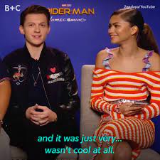 Zendaya And Tom Holland Have An Adorable Friendship Video Tom Holland Tom Holland Spiderman Tom Holland Zendaya