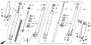 Funnily enough i got back onto the crf thinking if it had a bit more power and i had the suspension upgraded it would be spot on for cruising around and exploring the hills and dirt roads. Motorcycle Fork Seals Fork Seal And Wiper Set Honda Crf250l Crf 230l 2013 2015 Tc Media