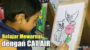 Belajar Mewarnai Dengan Cat Air Di Pasar Malam Youtube