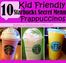 Do all frappuccinos have coffee. 10 Kid Friendly Starbucks Secret Menu Frappuccinos Starbucks Secret Menu Starbucks Secret Menu Secret Starbucks Drinks Secret Menu