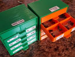 Smd Small Parts Drawers Customizable By Giantallium 3d Printing Diy Refinishing Furniture Diy Useful 3d Prints