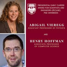 Congrats to #UChicago's Assoc. Prof. of Computer Science Henry Hoffman and  Asst. Prof. of Physics Abigail Vieregg for earning the 2019 Presidential  Early Career Award for Scientists and Engineers.  https://www.whitehouse.gov/briefings-statements ...