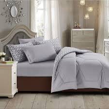 مفرش سالي صيفي مزدوج رصاصي عدد القطع 6 Bed Home Decor Beding Sets