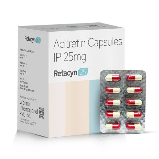 Acitretin Capsules IP 25 Mg - Retacyn Capsules
