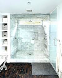 Hang two tiers of towel racks or stagger hooks to use up vertical wall space. Small Master Bathroom Shower Ideas Trendecors