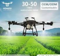 30-50L 4-Axis Dual Centrifugal Nozzles Agriculture Drone Farm Rugged  Long-Endurance Agricultural Drone Rtk with Detachable Water Tank and Battery