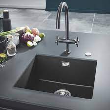 Combine style and function with a new kitchen sink. Grohe K700u Undermount Sink Granite Black 31653ap0 Reuter