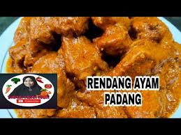 Resepi rendang ayam cili api negeri sembilan. Rendang Ayam Padang Youtube