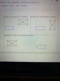 Quadrilaterals properties homework monday, 2/4 using properties of parallelograms i can justify that 4 points on a coordinate plane create a parallelogram, rectangle, rhombus, or square. Solved Unit 7 Homework 4 Rectangles Directions If Each Q Chegg Com