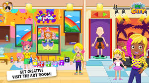 Orphan house because it's not a addictive video game, it's an entertaining and educational game. About My City Kids Club House Games
