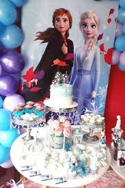 Frozen Ii Birthday Party Ideas Photo 30 Of 37 In 2020 Frozen Theme Party Frozen Themed Birthday Party Winter Wonderland Birthday Party