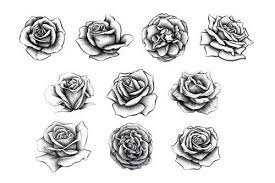 Simple rose tattoo cool images simple rose outline tattoo. Small Rose Tattoo Stencil Novocom Top