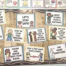 Classroom Rules Posters Social Distance Classroom Distance Posters Rules Social Classroom Rules Classroom Rules Poster Classroom Posters